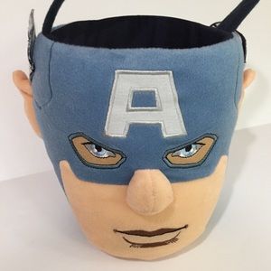 Captain America Trick or Treat Plush Bucket
